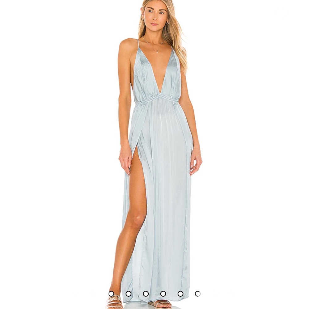 Indah River Maxi Dress in Clear S/M
